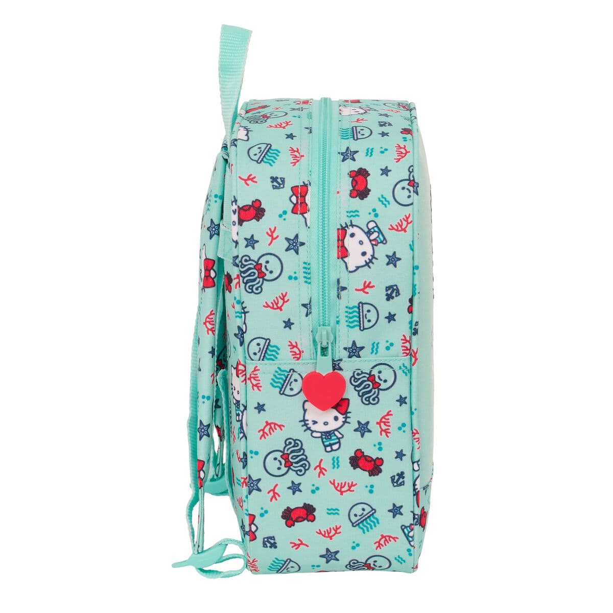 Lasten laukku Hello Kitty Sea lovers Turkoosi 22 x 27 x 10 cm - Image 3