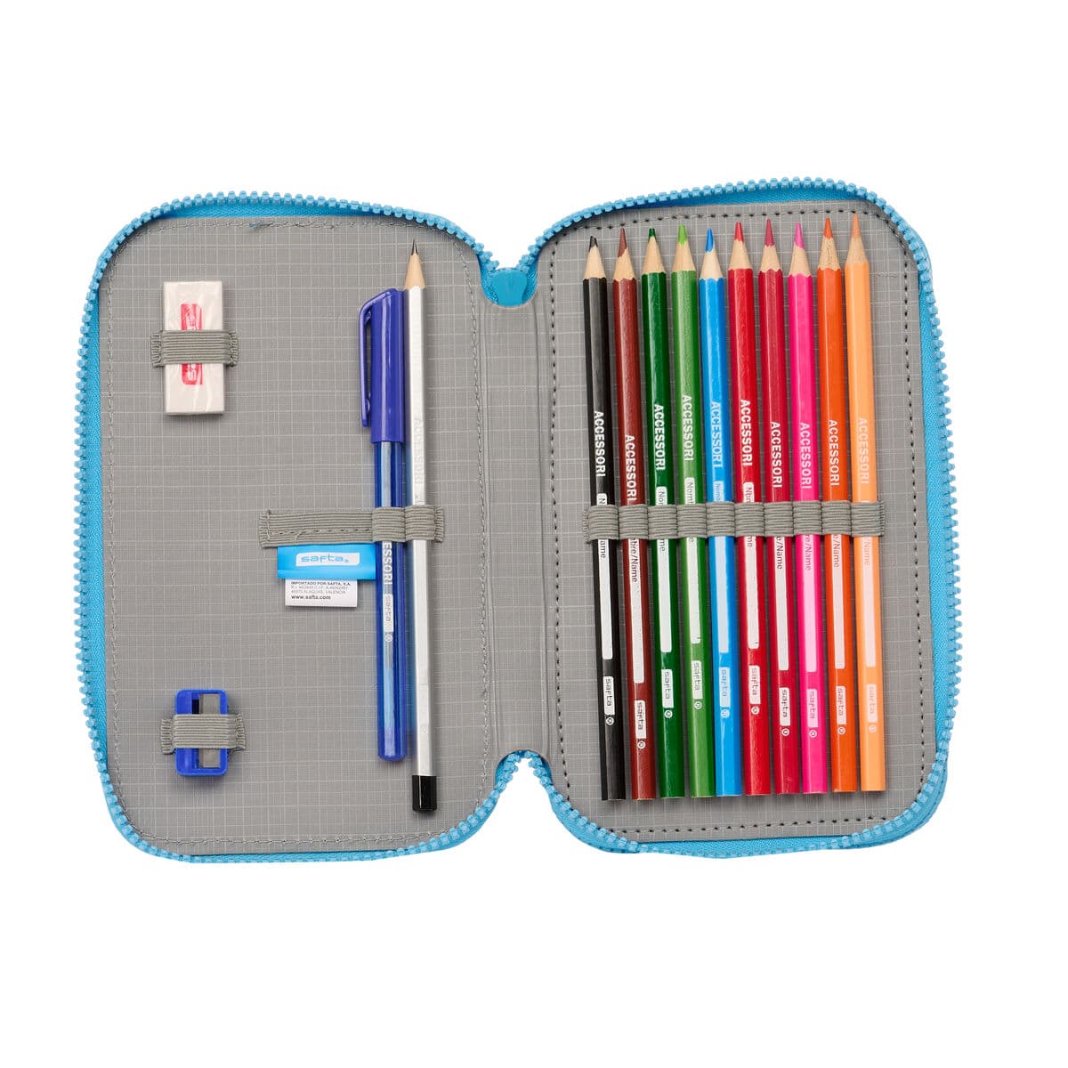 Dubbele etui Algo de Jaime Wit 12.5 x 19.5 x 4 cm (28 Onderdelen) - Image 3