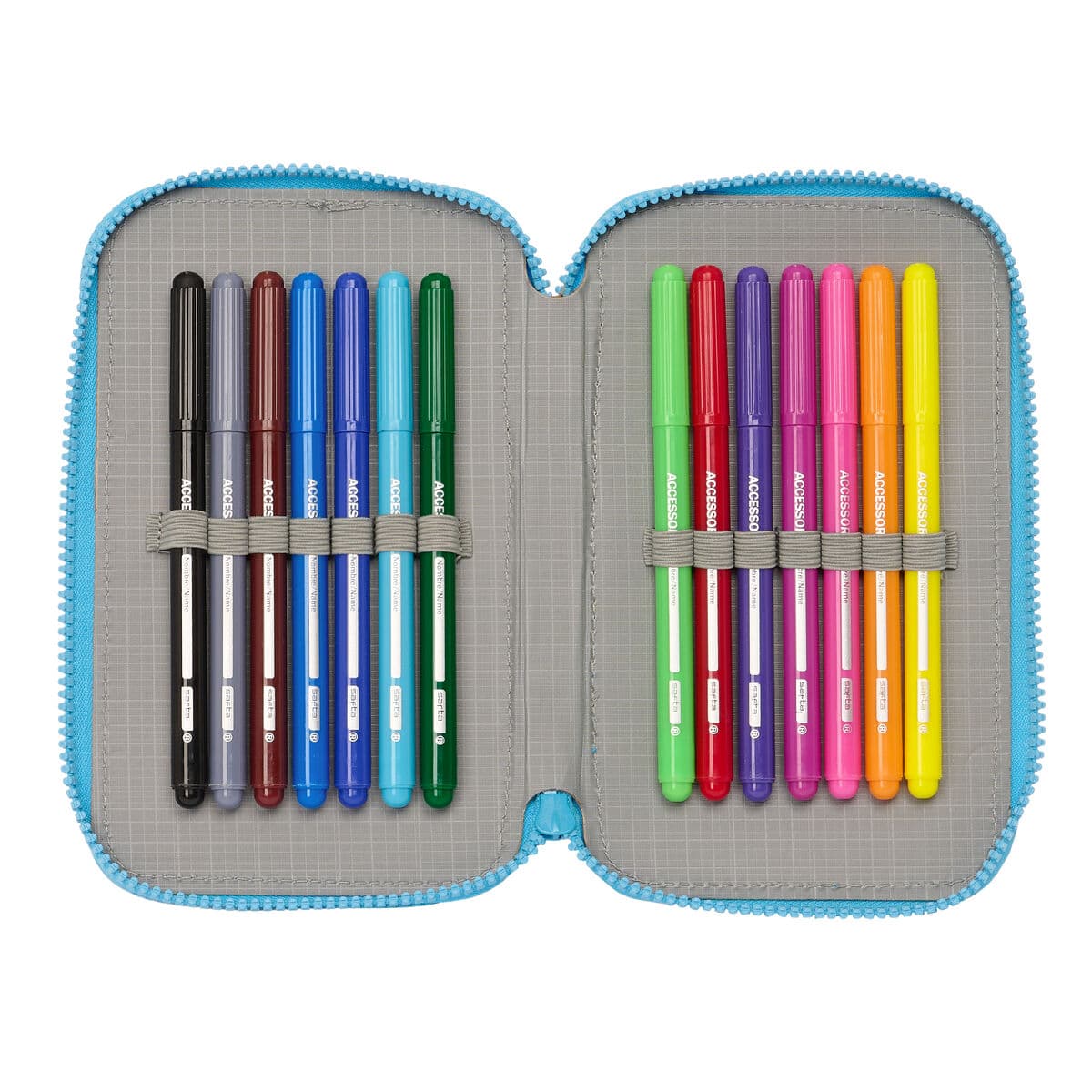 Dubbele etui Algo de Jaime Wit 12.5 x 19.5 x 4 cm (28 Onderdelen) - Image 4