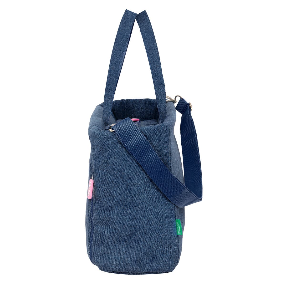 Geantă Benetton Denim Albastru 40 x 31 x 17 cm - Image 4