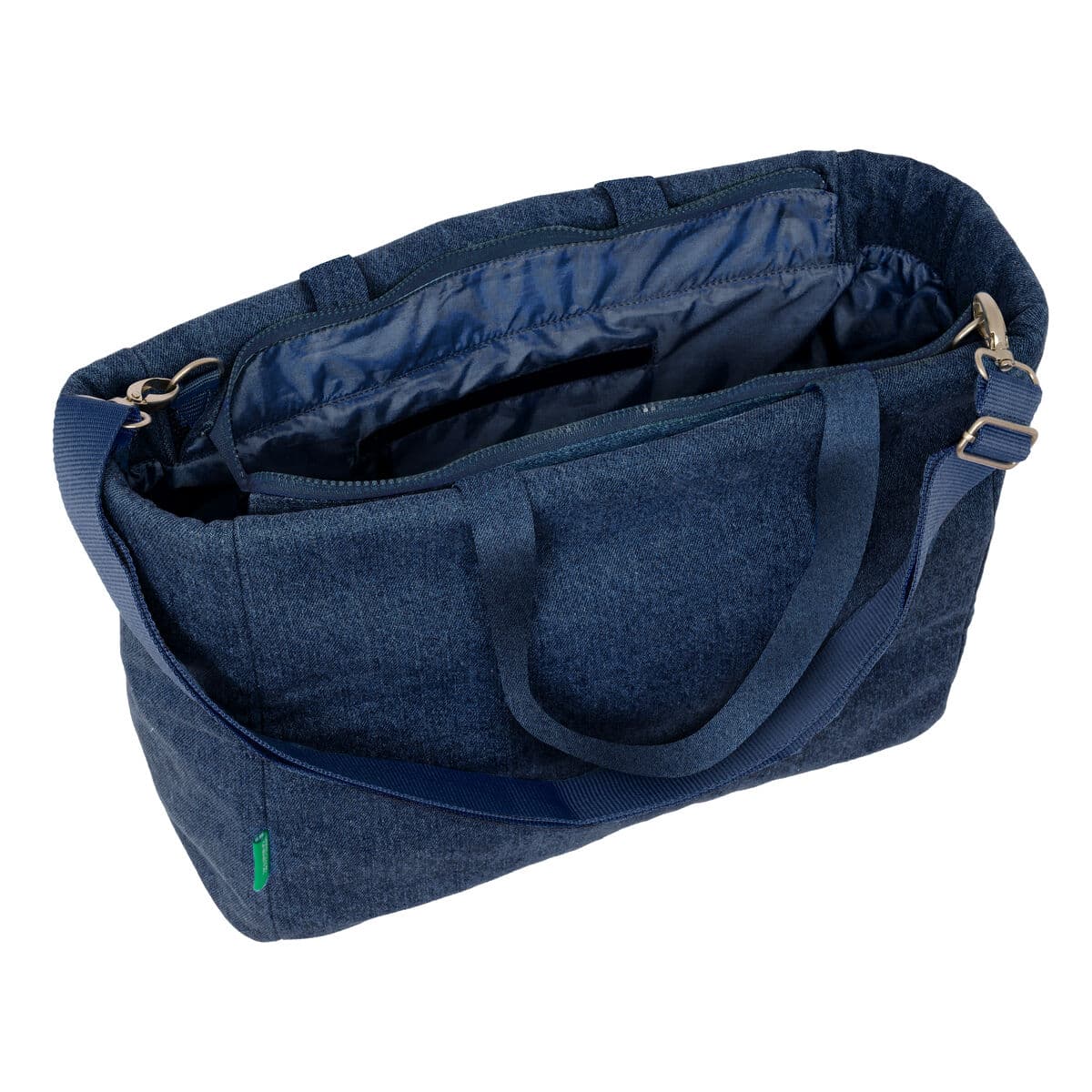 Geantă Benetton Denim Albastru 40 x 31 x 17 cm - Image 5