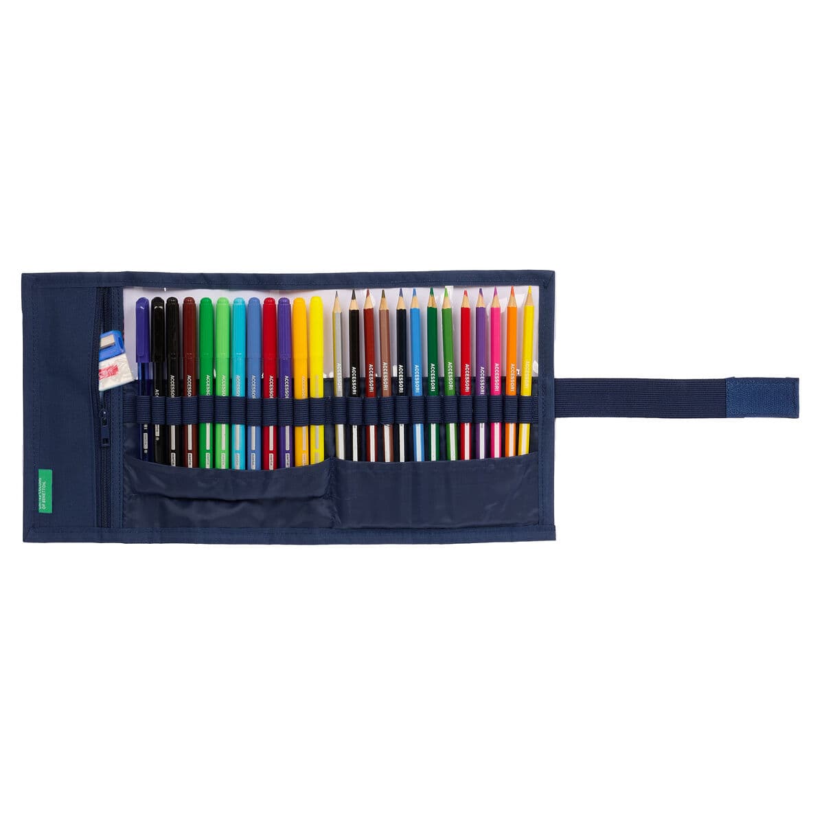 Penar Benetton Cool Bleumarin 7 x 20 x 7 cm Pliabili 27 Piese - Image 3