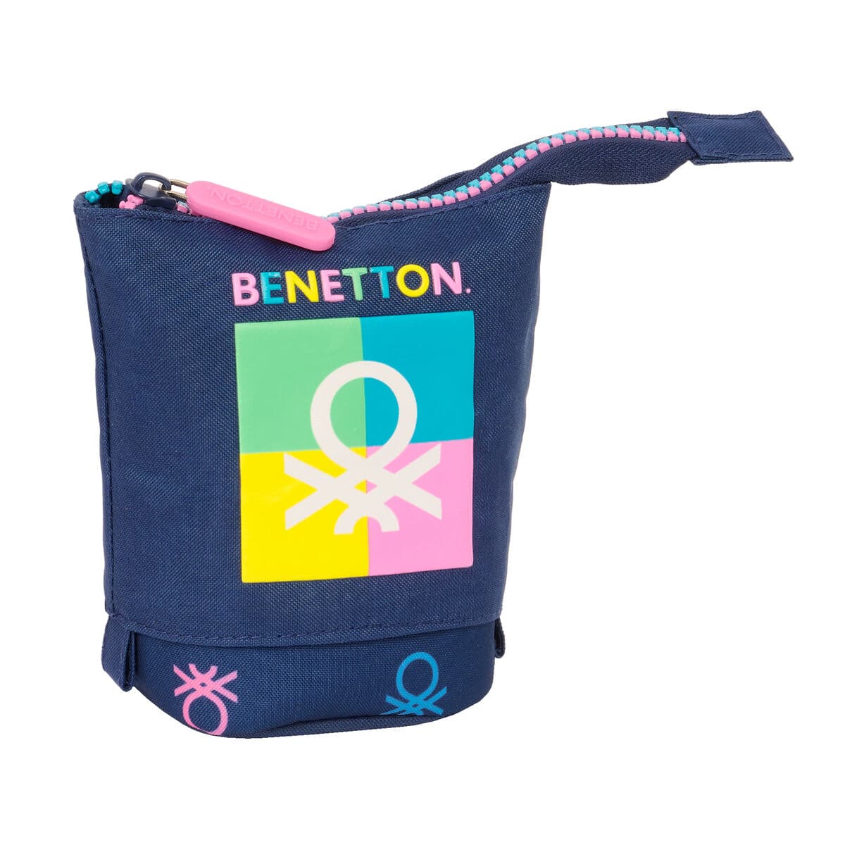 Estuche Cubilete Benetton Cool Azul marino 8 x 19 x 6 cm - Image 6
