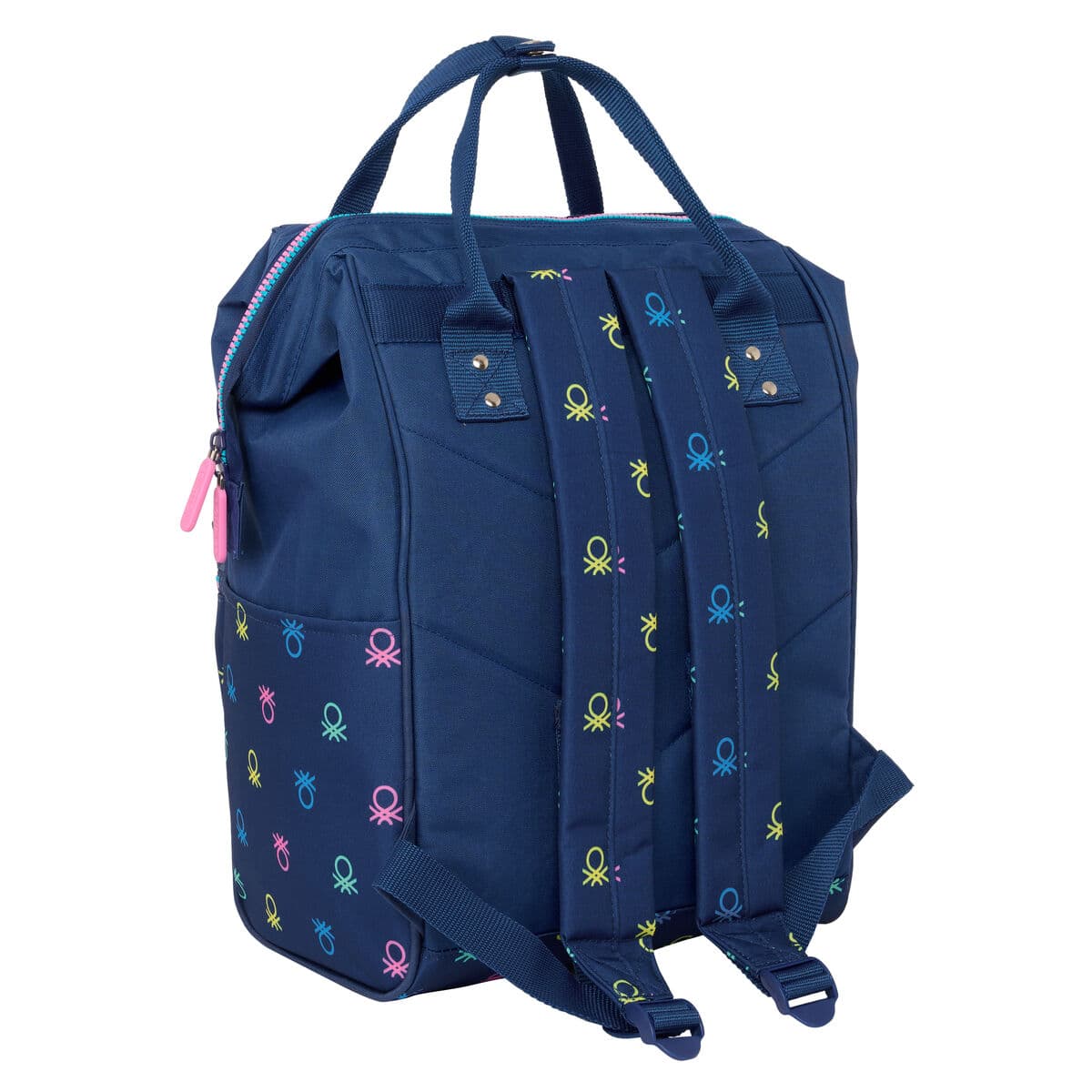 Sacoche pour Portable Benetton Cool Blue marine 27 x 40 x 19 cm - Image 2