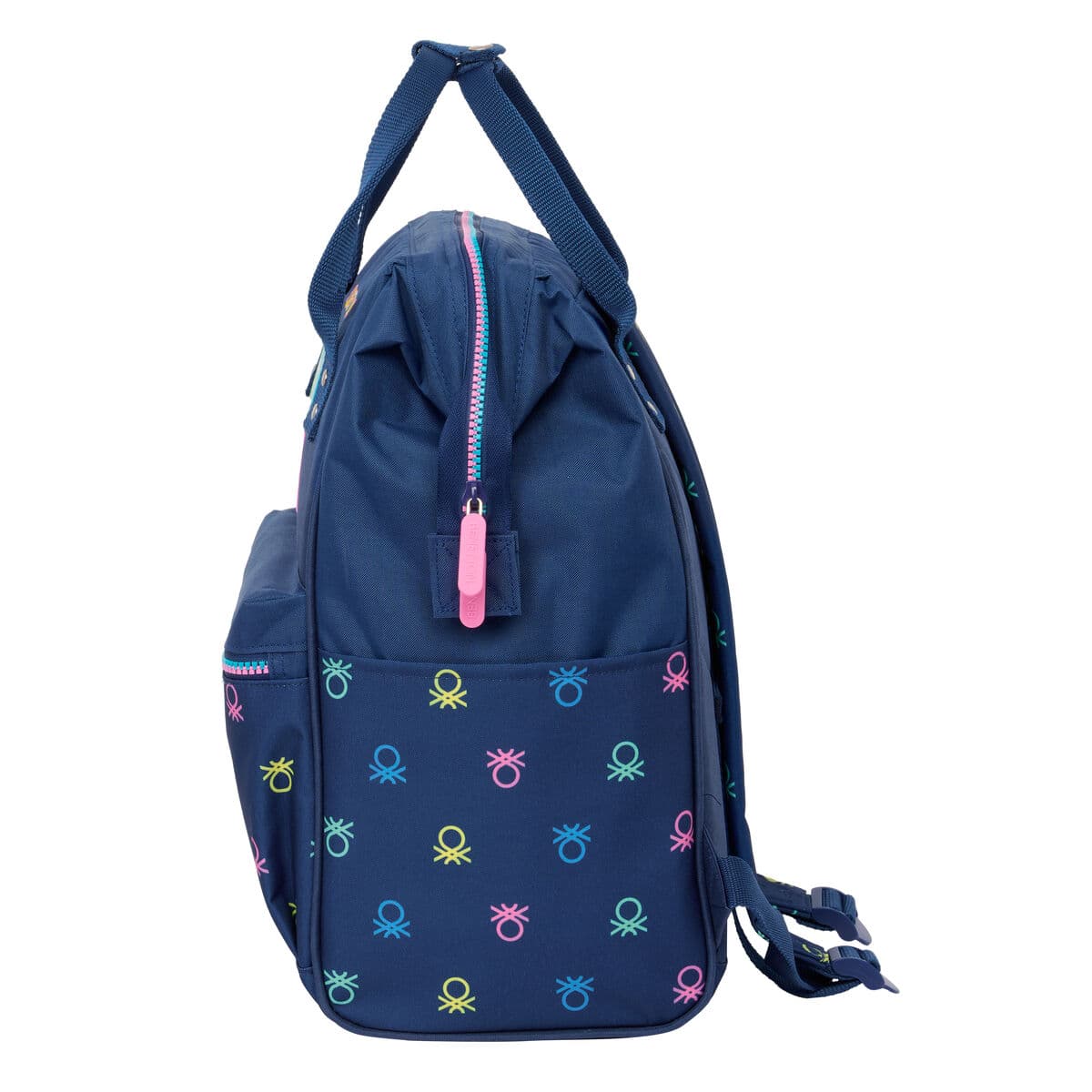 Sacoche pour Portable Benetton Cool Blue marine 27 x 40 x 19 cm - Image 3