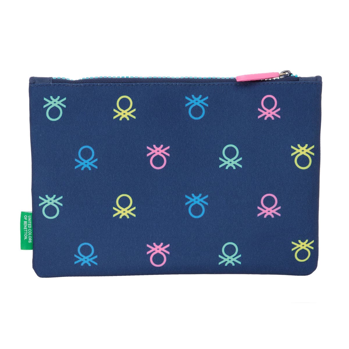 Estuche Escolar Benetton Cool Azul marino 23 x 16 x 3 cm - Image 2
