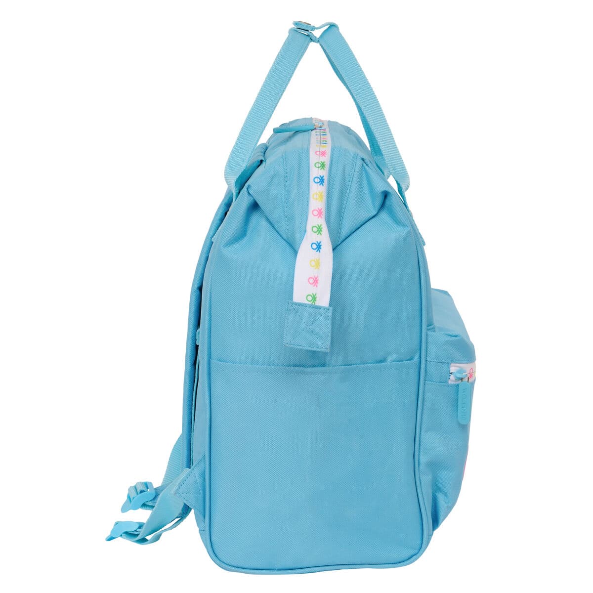 Sacoche pour Portable Benetton Spring Bleu ciel 27 x 40 x 19 cm - Image 3