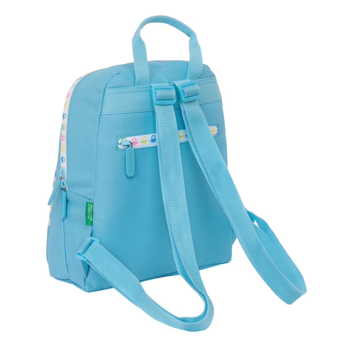 Rucksack Benetton Spring Mini Celeste 25 x 30 x 13 cm - Image 2
