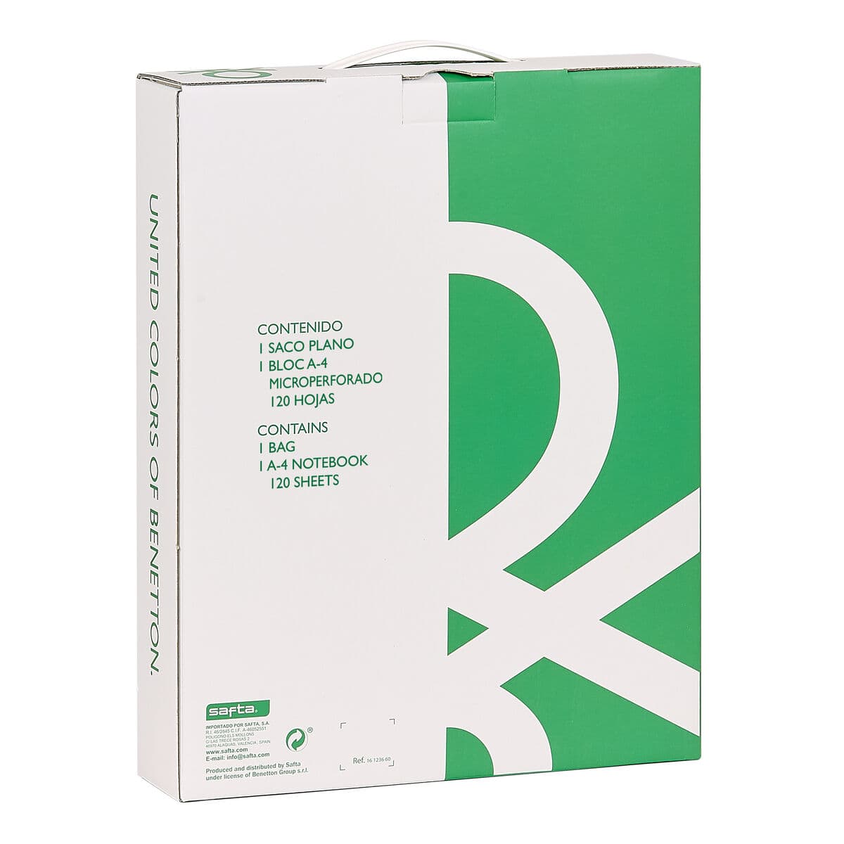 Papierwaren-Set Benetton Varsity Grau Marineblau 2 Stücke - Image 3