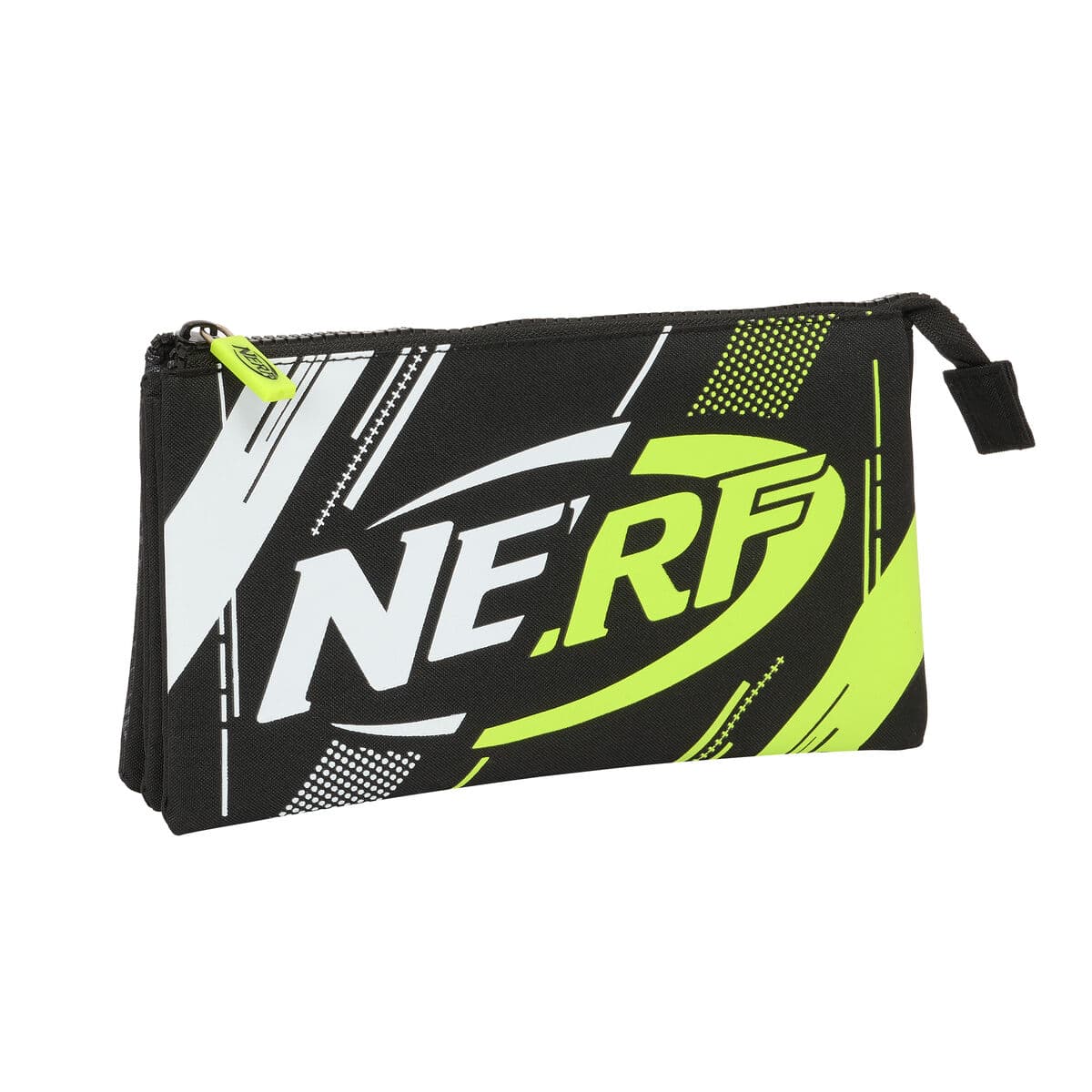 Trostruka pernica Nerf Get ready Crna 22 x 12 x 3 cm - Image 2