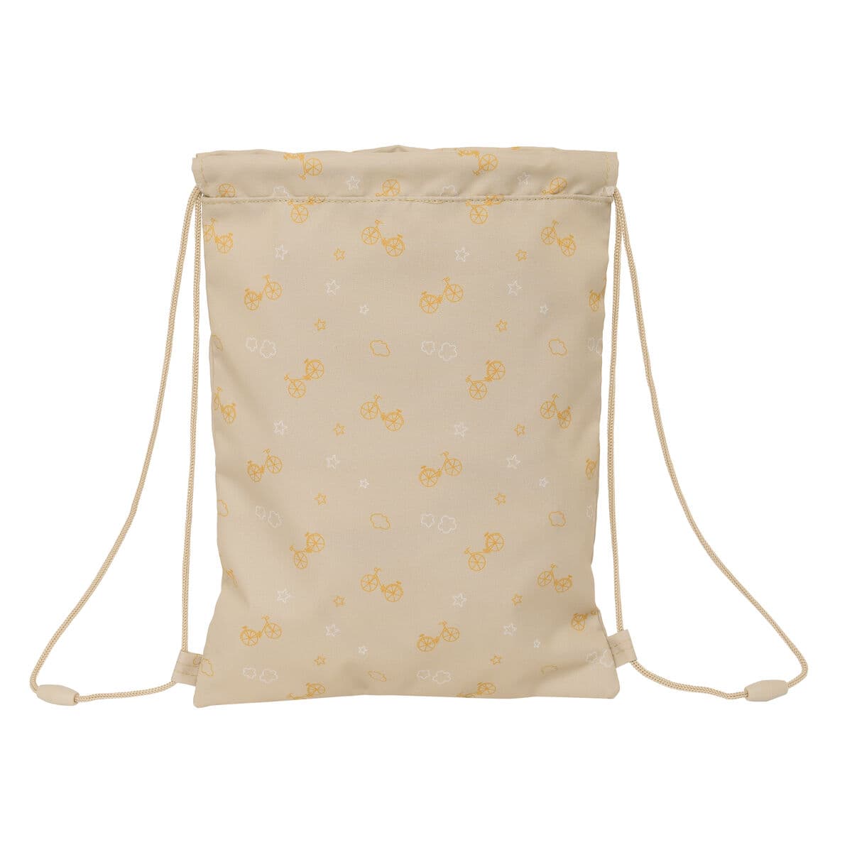 Bolsa Mochila con Cuerdas Safta Osito Beige 26 x 34 x 1 cm - Image 4