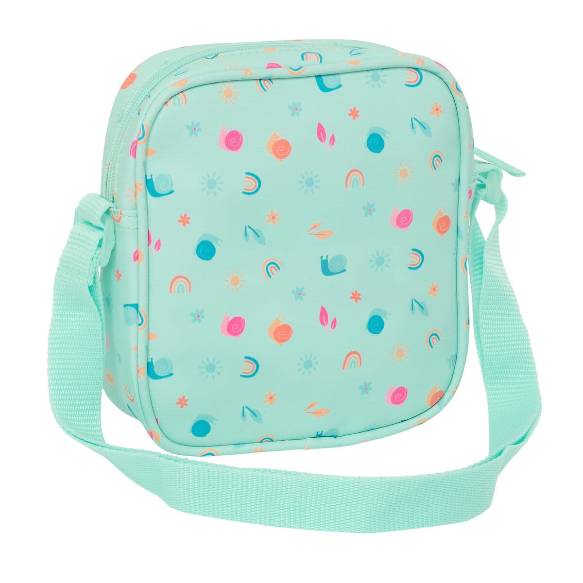 Bolso Bandolera Safta Caracol Turquesa 16 x 18 x 4 cm - Image 3