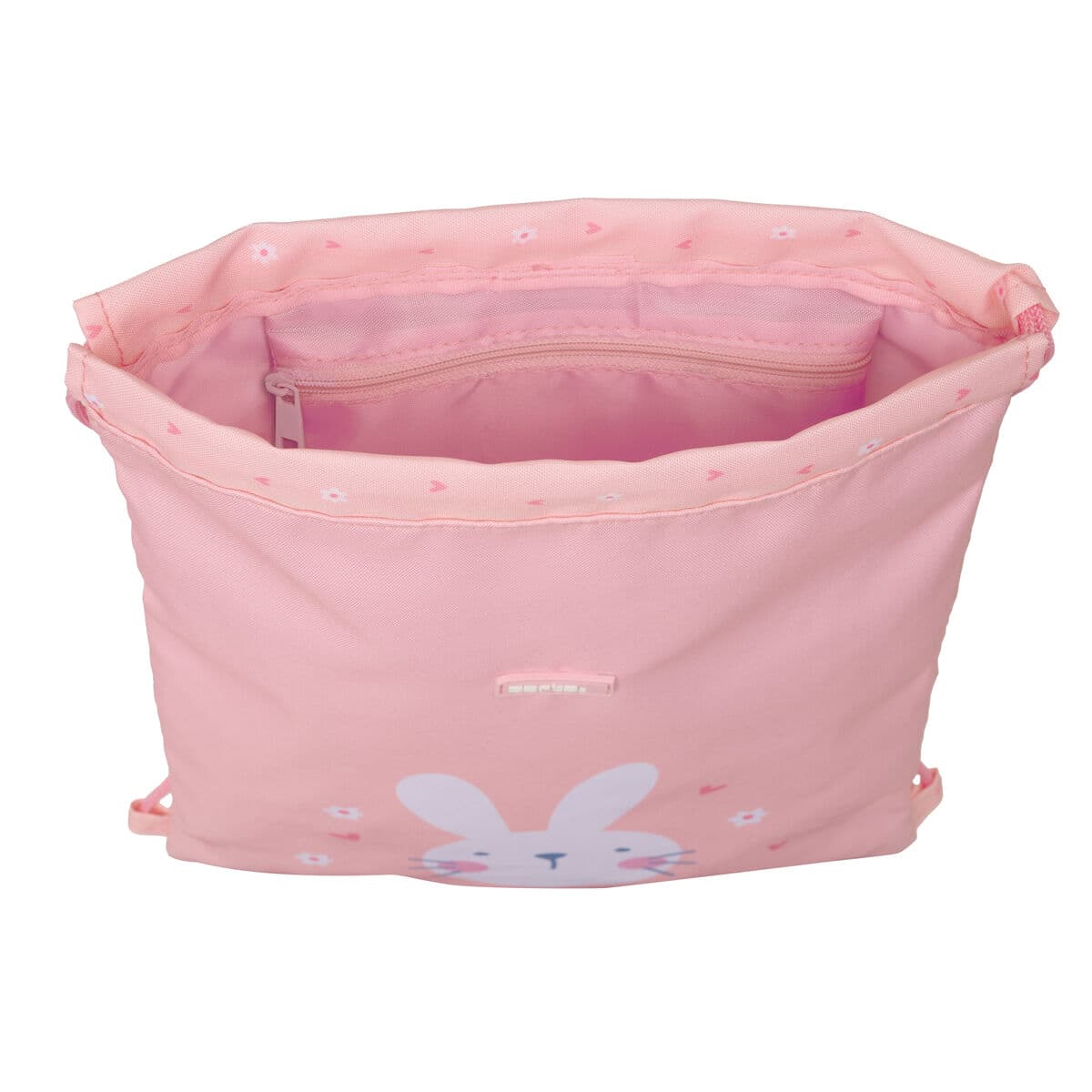 Bolsa Mochila con Cuerdas Safta Bunny Rosa 26 x 34 x 1 cm - Image 3