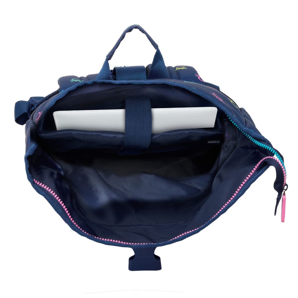 Sacoche pour Portable Benetton Cool Blue marine 28 x 42 x 13 cm - Image 3