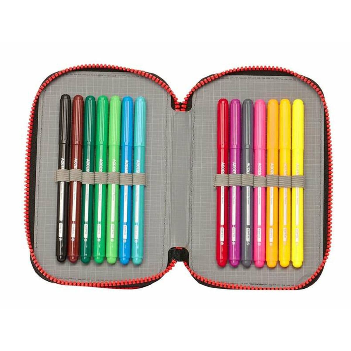 Školska Pernica My Hero Academia Crna 12.5 x 19.5 x 4 cm 28 Dijelovi - Image 3