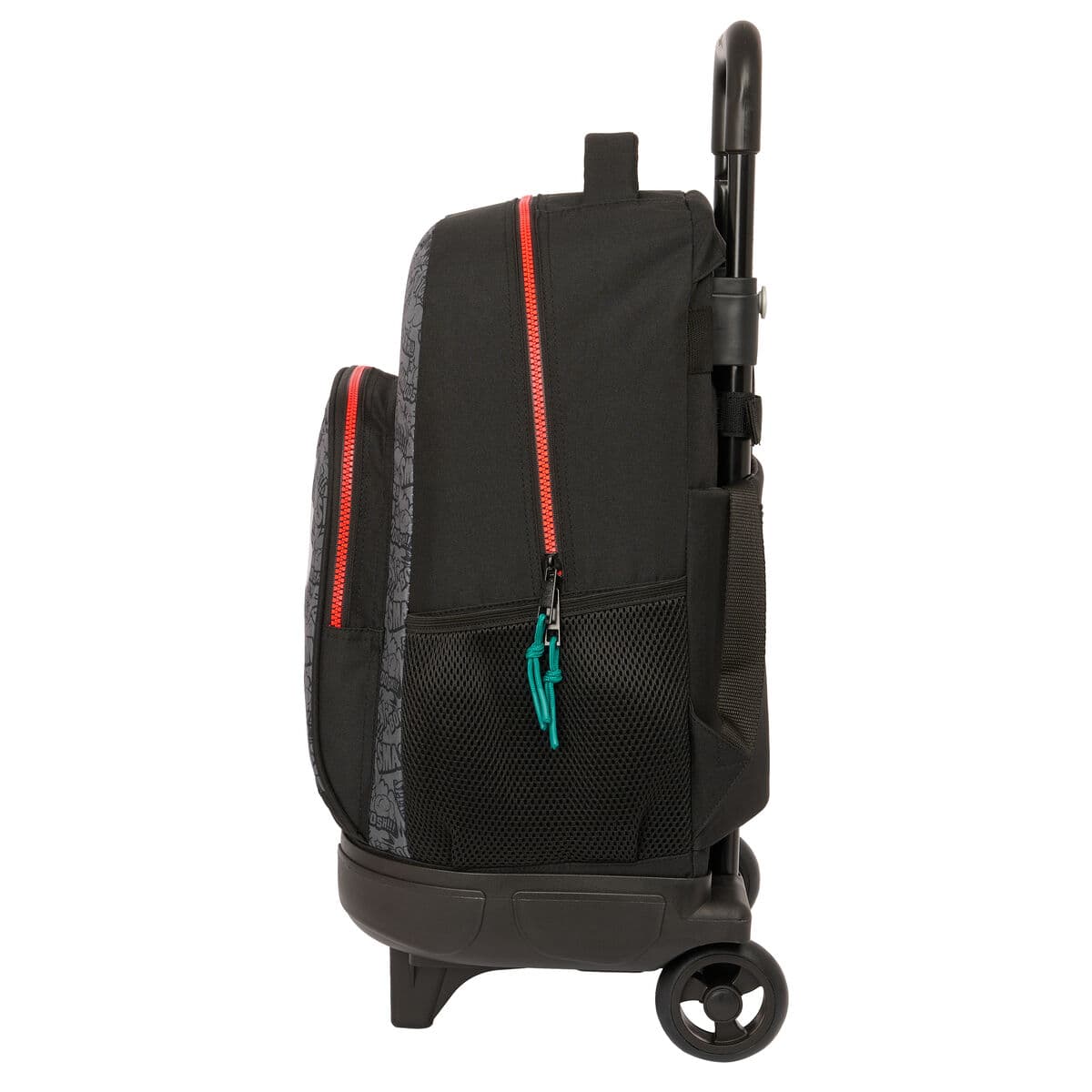 Schulrucksack mit Rädern My Hero Academia Schwarz 33 x 45 x 22 cm - Image 2