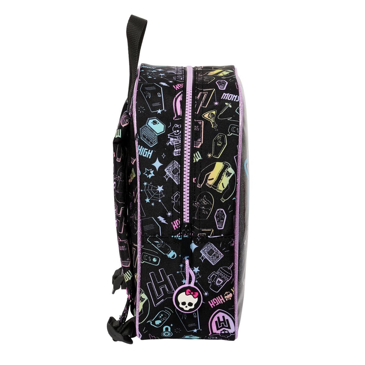 Barnebag Monster High Svart 22 x 27 x 10 cm - Image 2