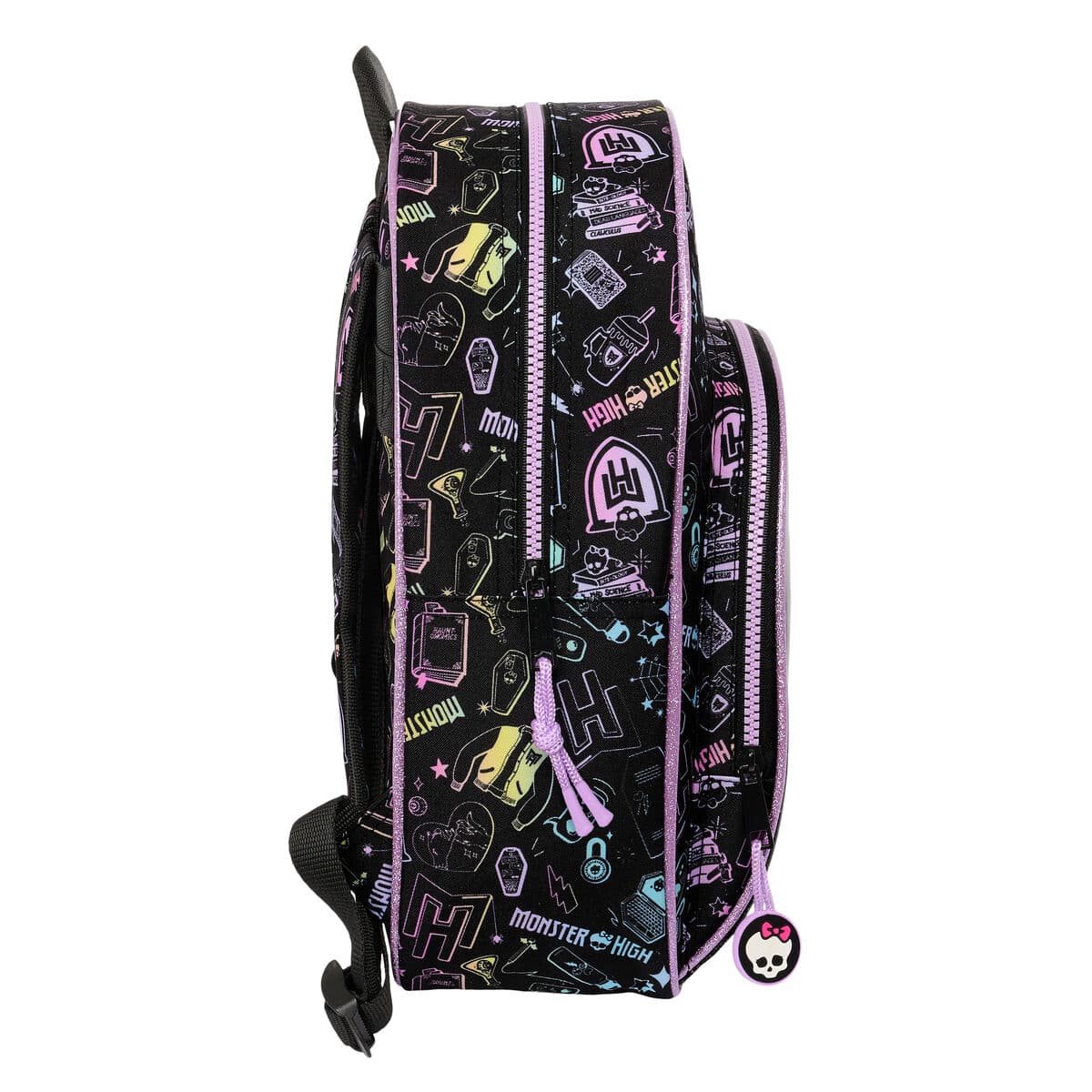 Kinderrucksack Monster High Schwarz 28 x 34 x 10 cm - Image 2