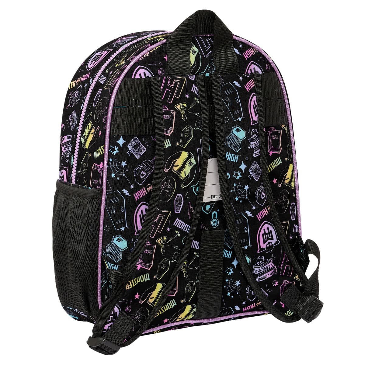 Kinderrucksack Monster High Schwarz 28 x 34 x 10 cm - Image 3