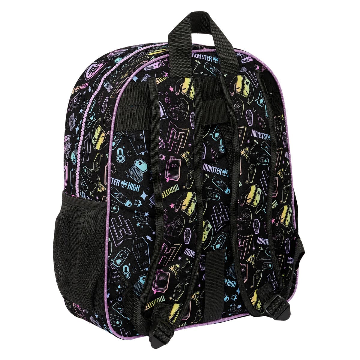 Mochila Infantil Monster High Negro 32 X 38 X 12 cm - Image 2
