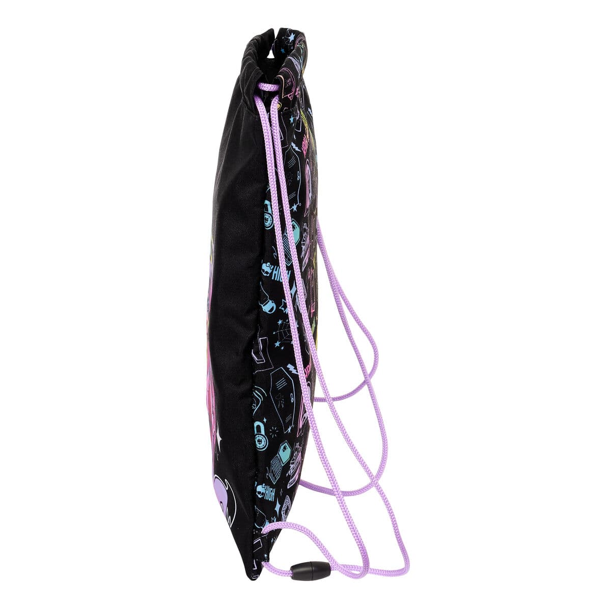 Bolsa Mochila con Cuerdas Monster High Negro 26 x 34 x 1 cm - Image 2