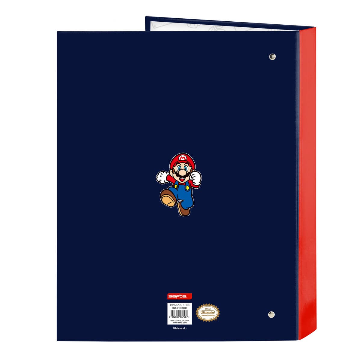 Biblioraft Super Mario World Bleumarin A4 26.5 x 33 x 4 cm - Image 2