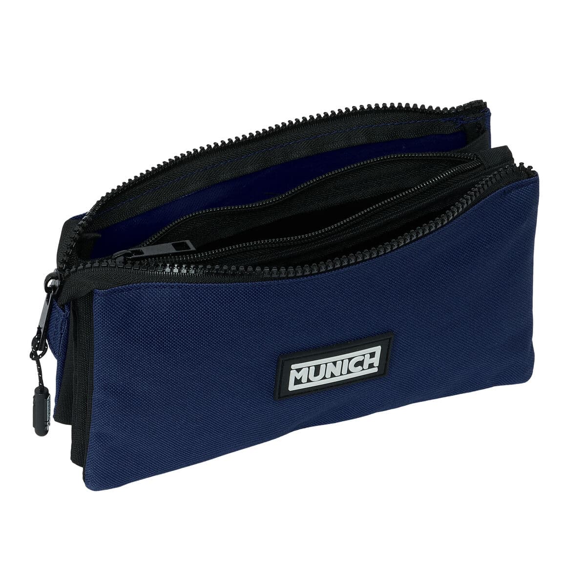 Triple Carry-all Munich Basic Navy Blue 22 x 12 x 3 cm - Image 3