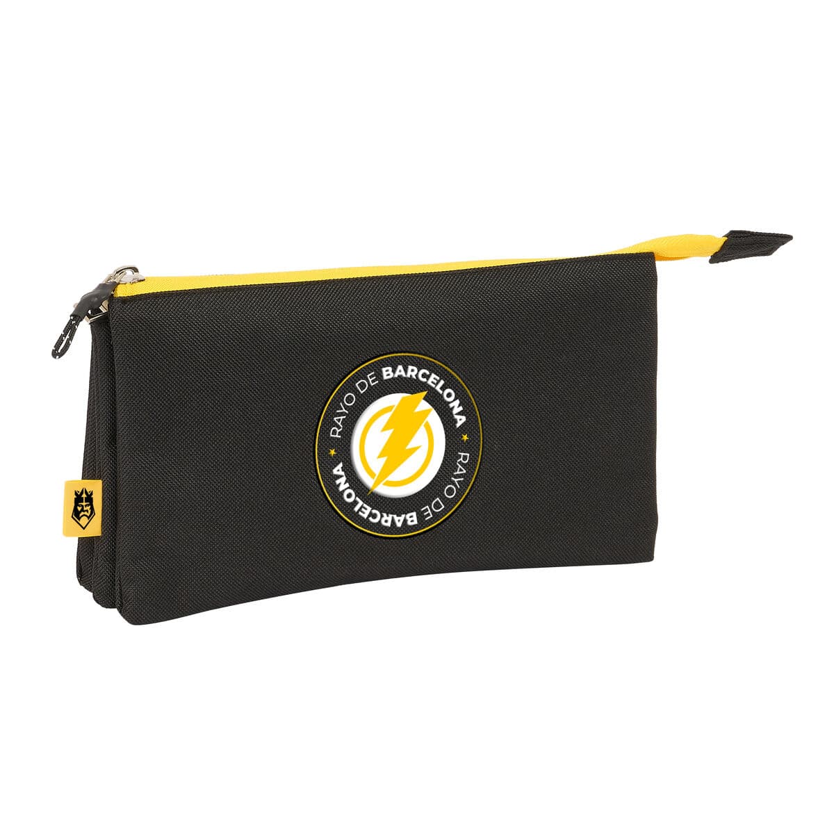 Trostruka pernica Kings League Rayo de barcelona Crna 22 x 12 x 3 cm - Image 3