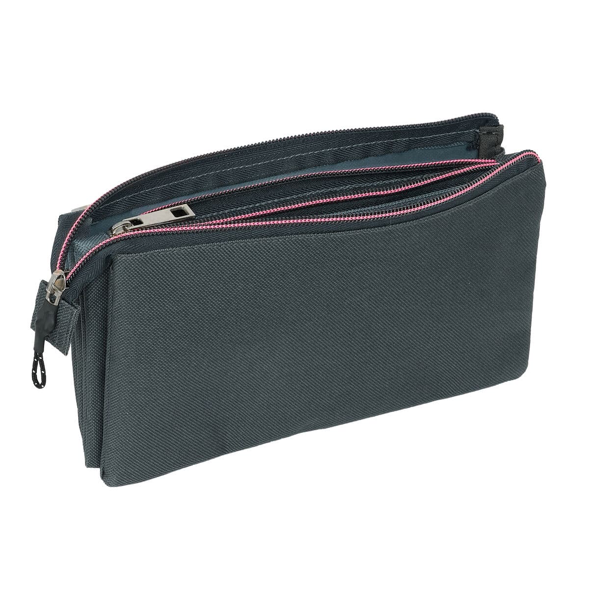 Trostruka pernica Kings League Kunisport Siva 22 x 12 x 3 cm - Image 3