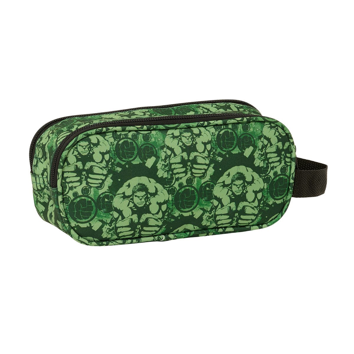 Portatodo Doble Hulk Negro Verde 21 x 8 x 6 cm 3D - Image 3