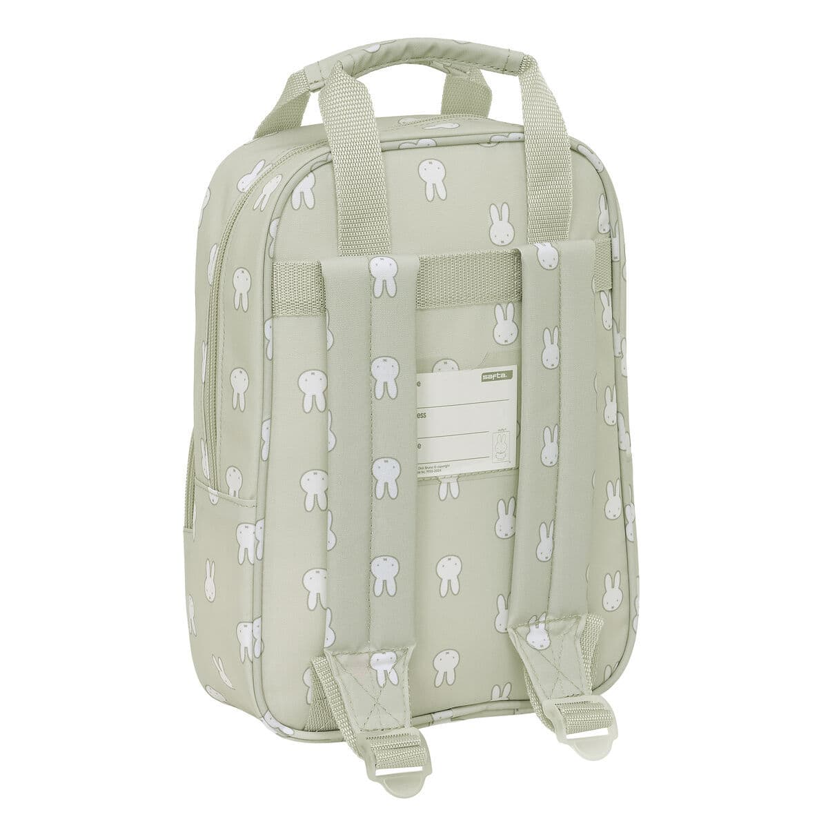 School Bag Miffy Niebla Grey 20 x 28 x 8 cm - Image 3