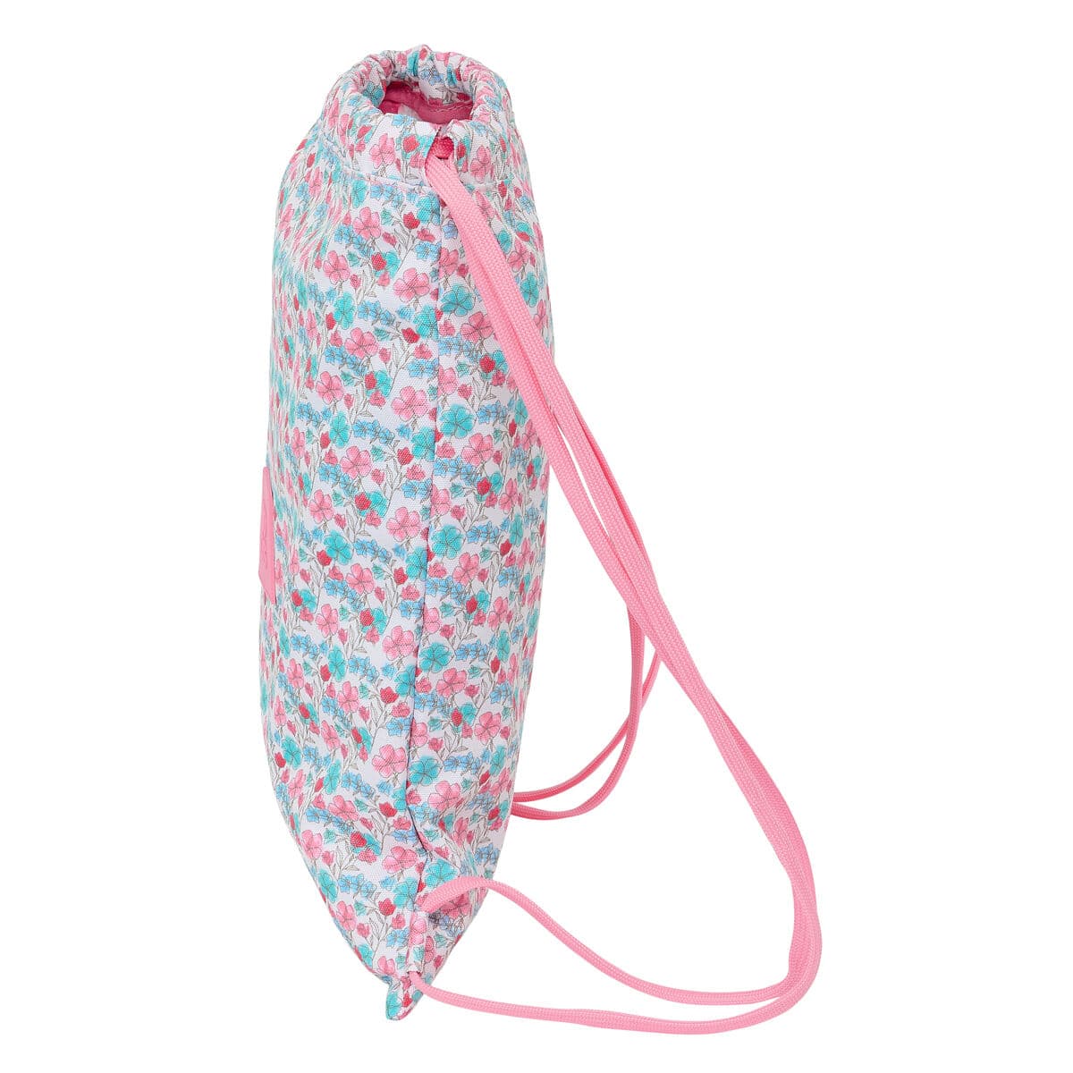 Rucksacktasche mit Bändern Moos Flores Bunt 35 x 40 x 1 cm - Image 3