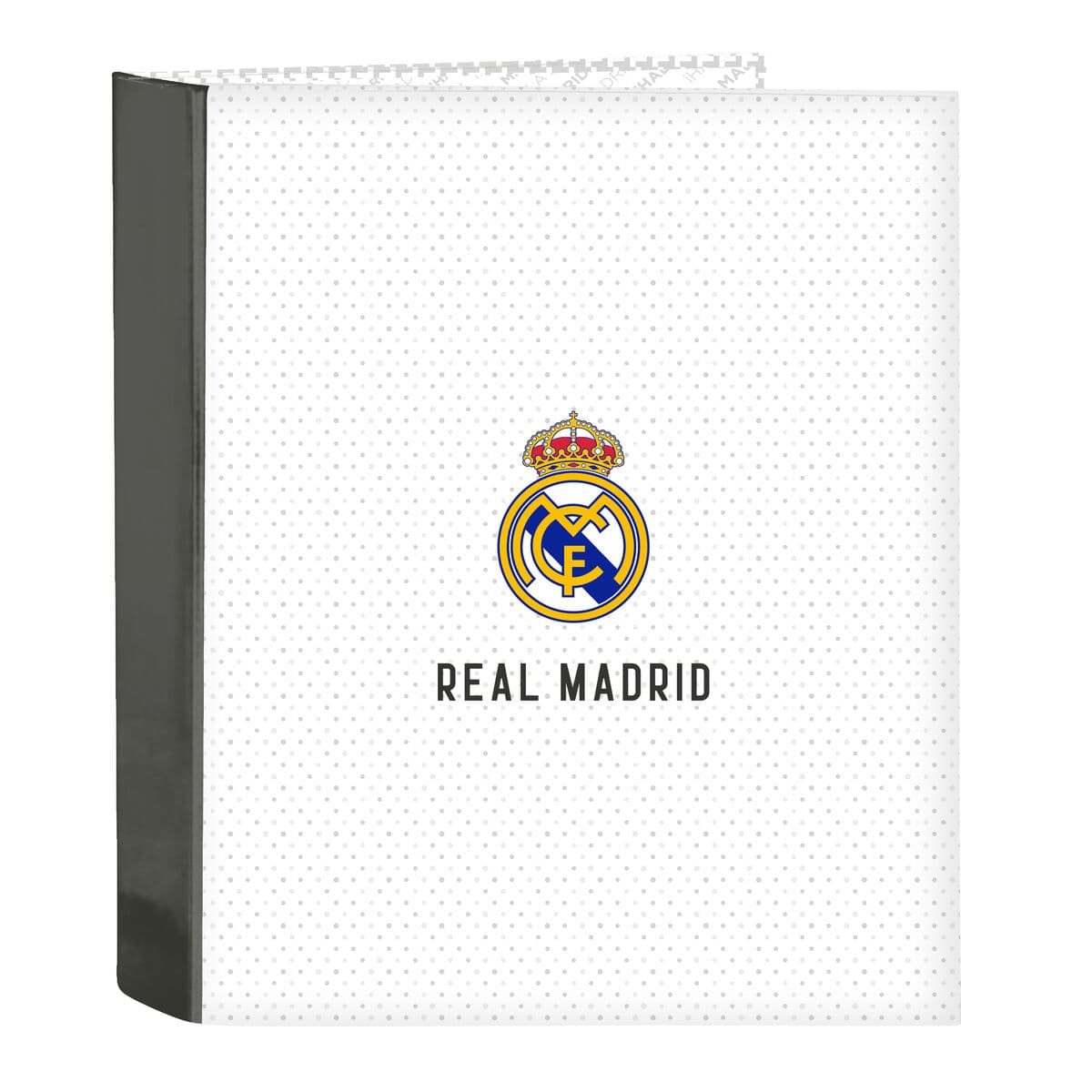 Ringbuch Real Madrid C.F. 24/25 Weiß Grau A4 27 x 33 x 6 cm