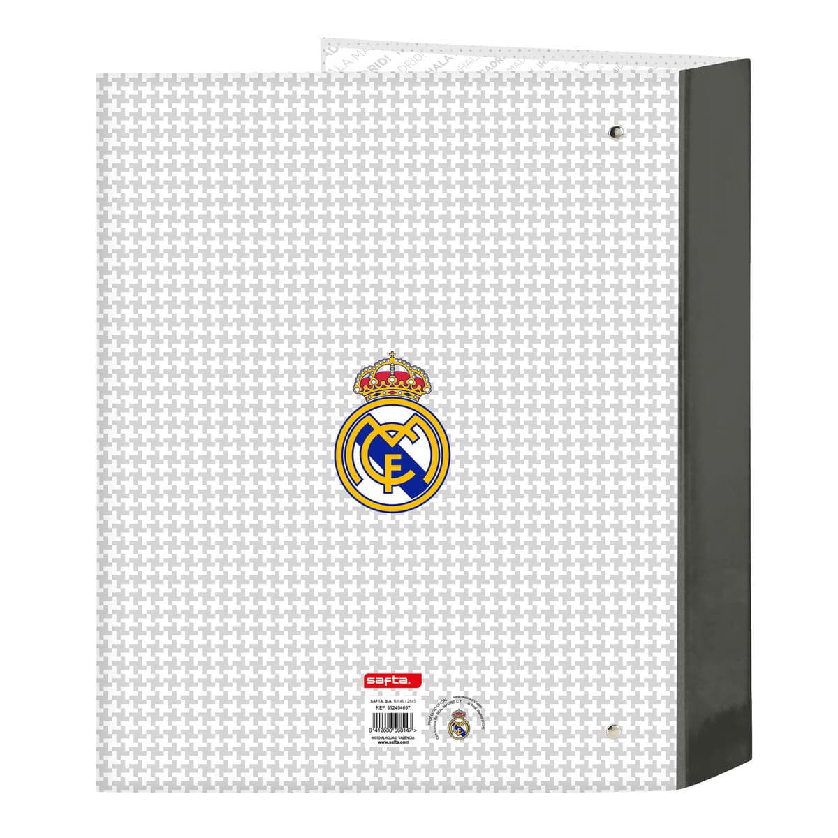 Registrator s prstenovima Real Madrid C.F. 24/25 Bijela Siva A4 27 x 33 x 6 cm - Image 2