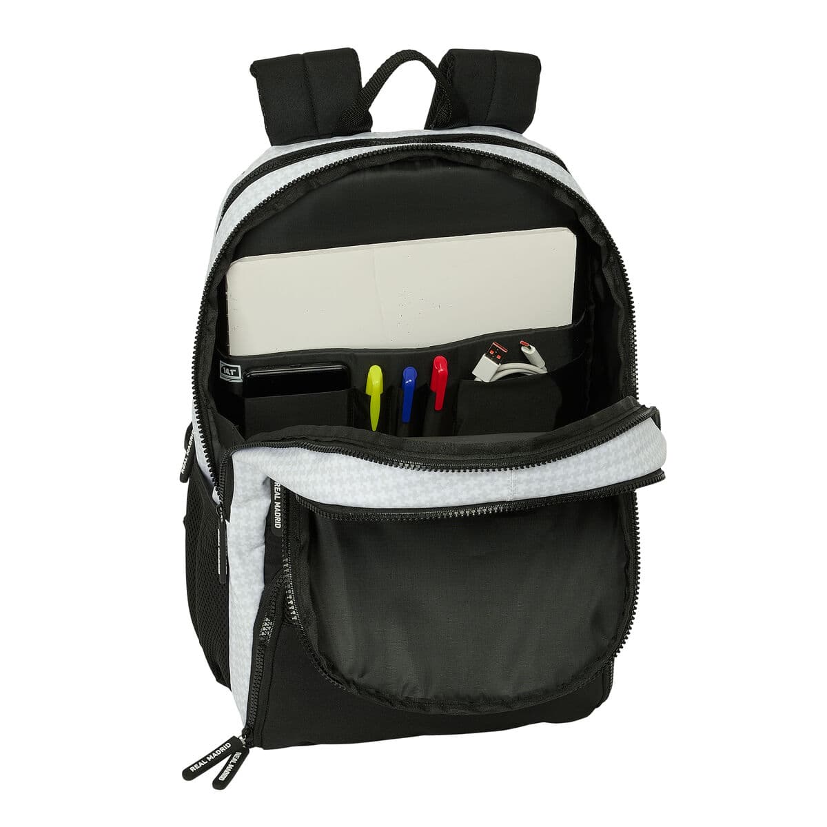 Padelio kuprinė Real Madrid C.F. 24/25 Balta Pilka - Image 5