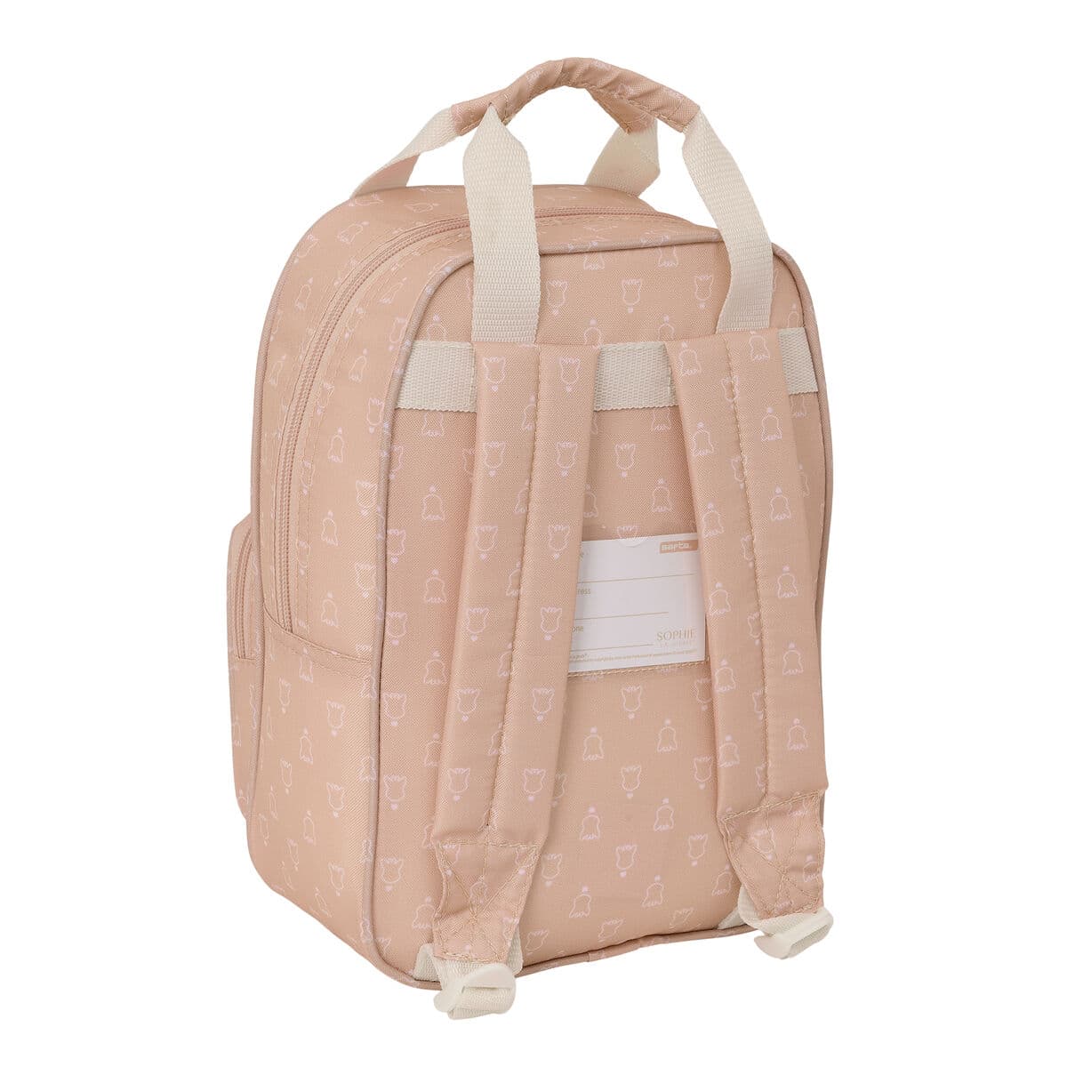 Schulrucksack Sophie la Girafe Beige 20 x 28 x 8 cm - Image 3