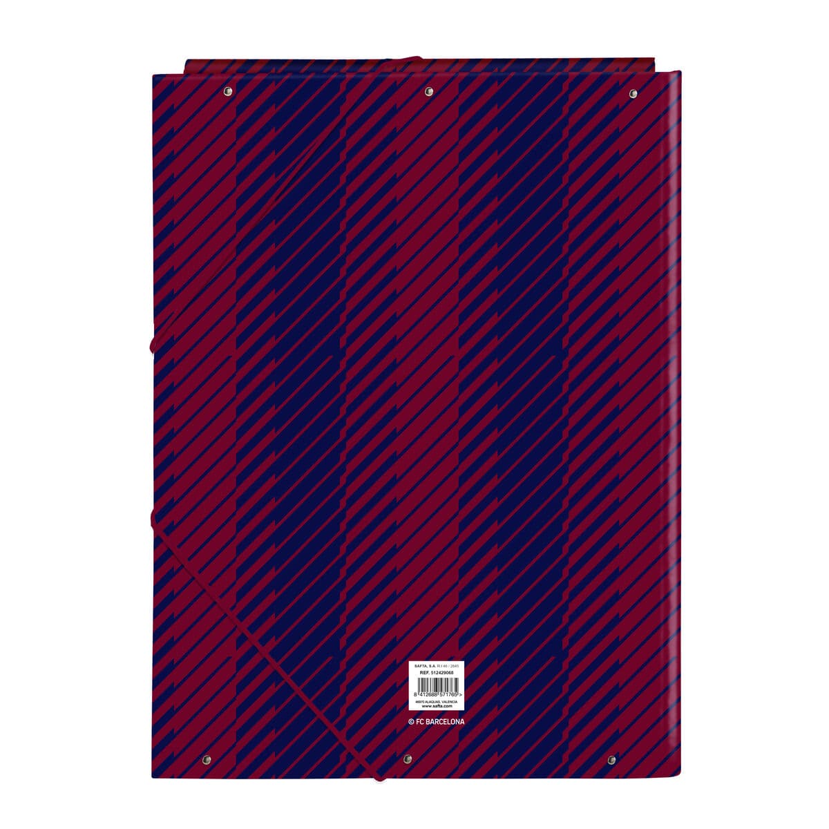 Folder organizacyjny F.C. Barcelona 24/25 Kasztanowy Granatowy A4 26 x 33.5 x 2.5 cm - Image 2