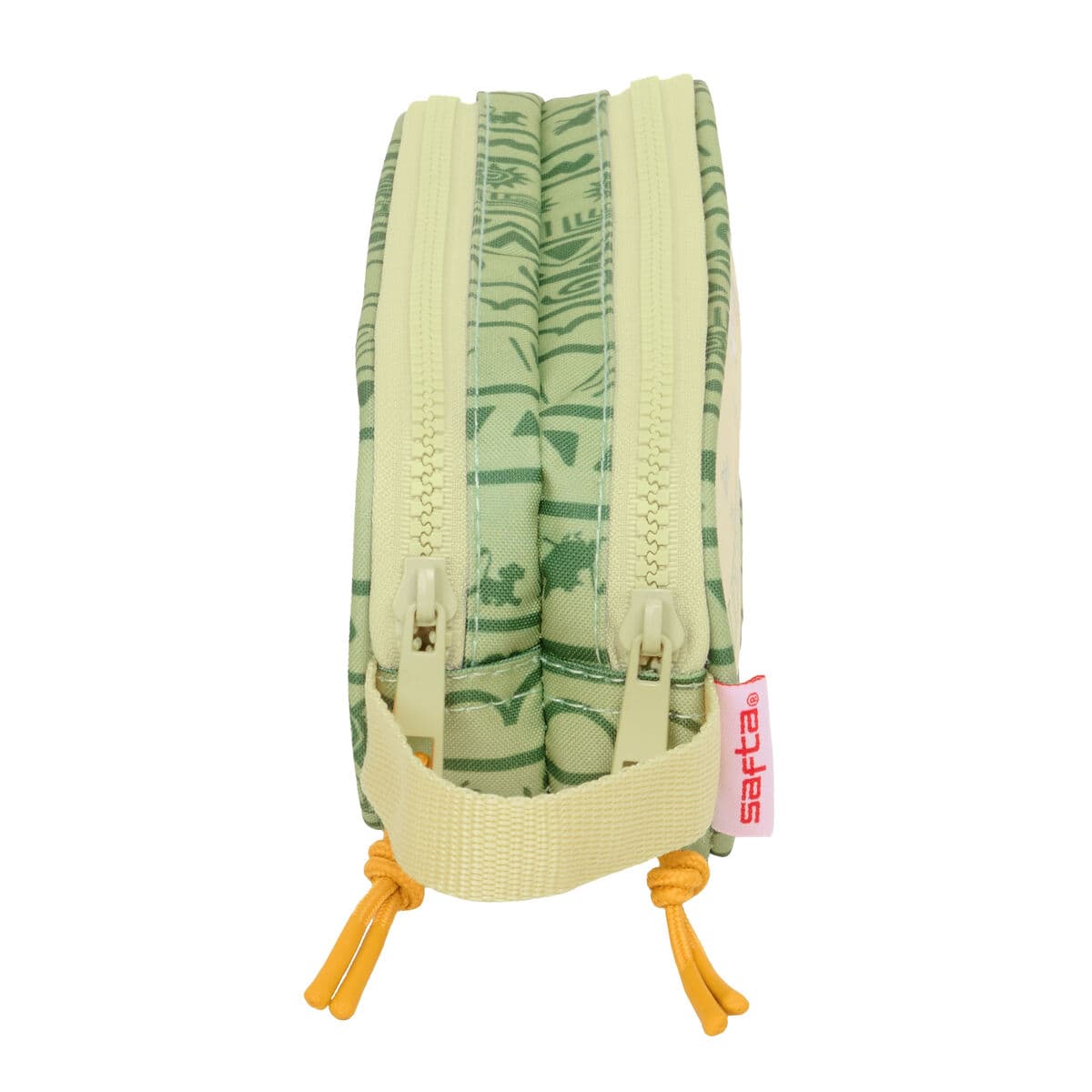 Dvostruka pernica Mufasa Zelena Bež 21 x 8 x 6 cm - Image 2