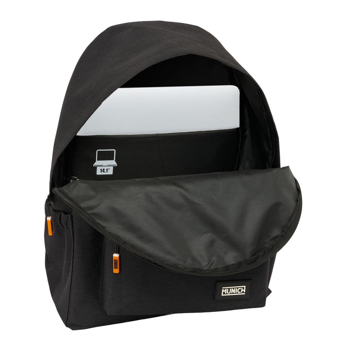 Kuprinė nešiojamam kompiuteriui Munich Lagoon Juoda 31 x 43 x 13 cm - Image 4
