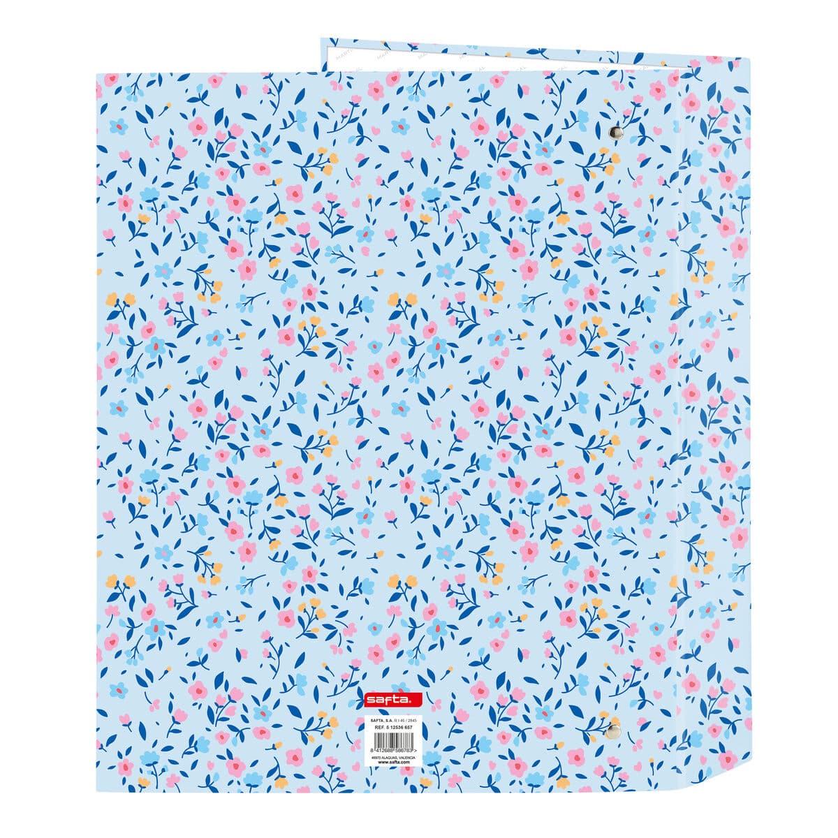 Žiedinis segtuvas Vicky Martín Berrocal Paraíso Mėlyna Rožinė A4 27 x 33 x 6 cm - Image 2