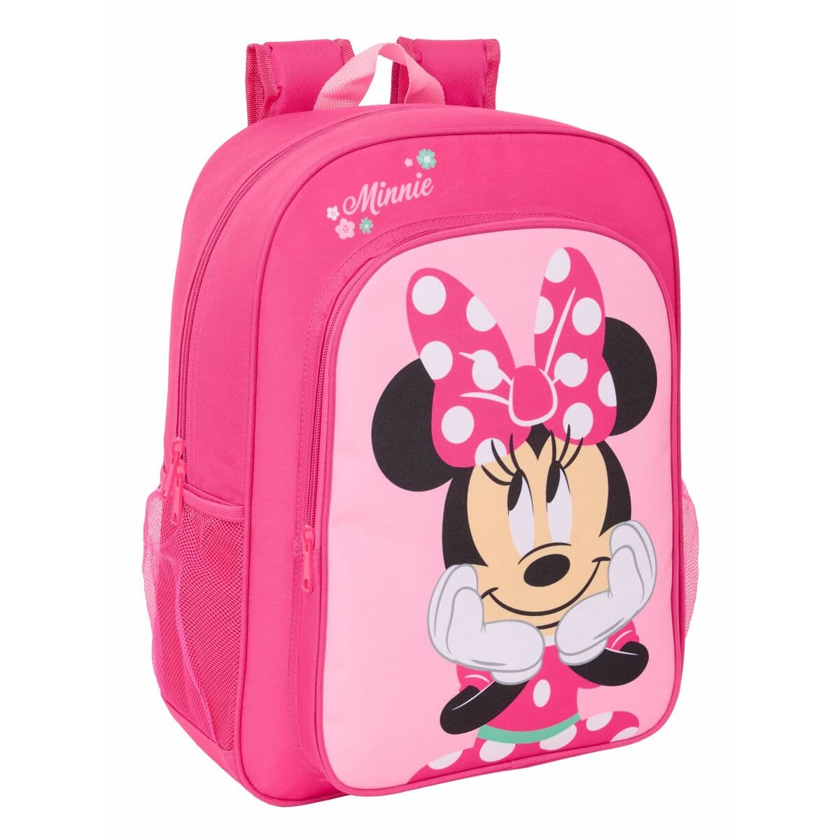 School Bag Minnie Mouse Pink 33 x 42 x 14 cm - Image 3