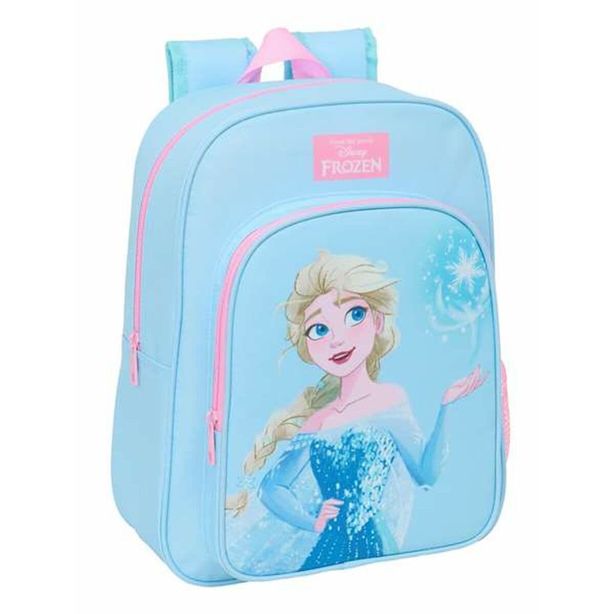 Schulrucksack Frozen Blau Rosa 26 x 34 x 11 cm