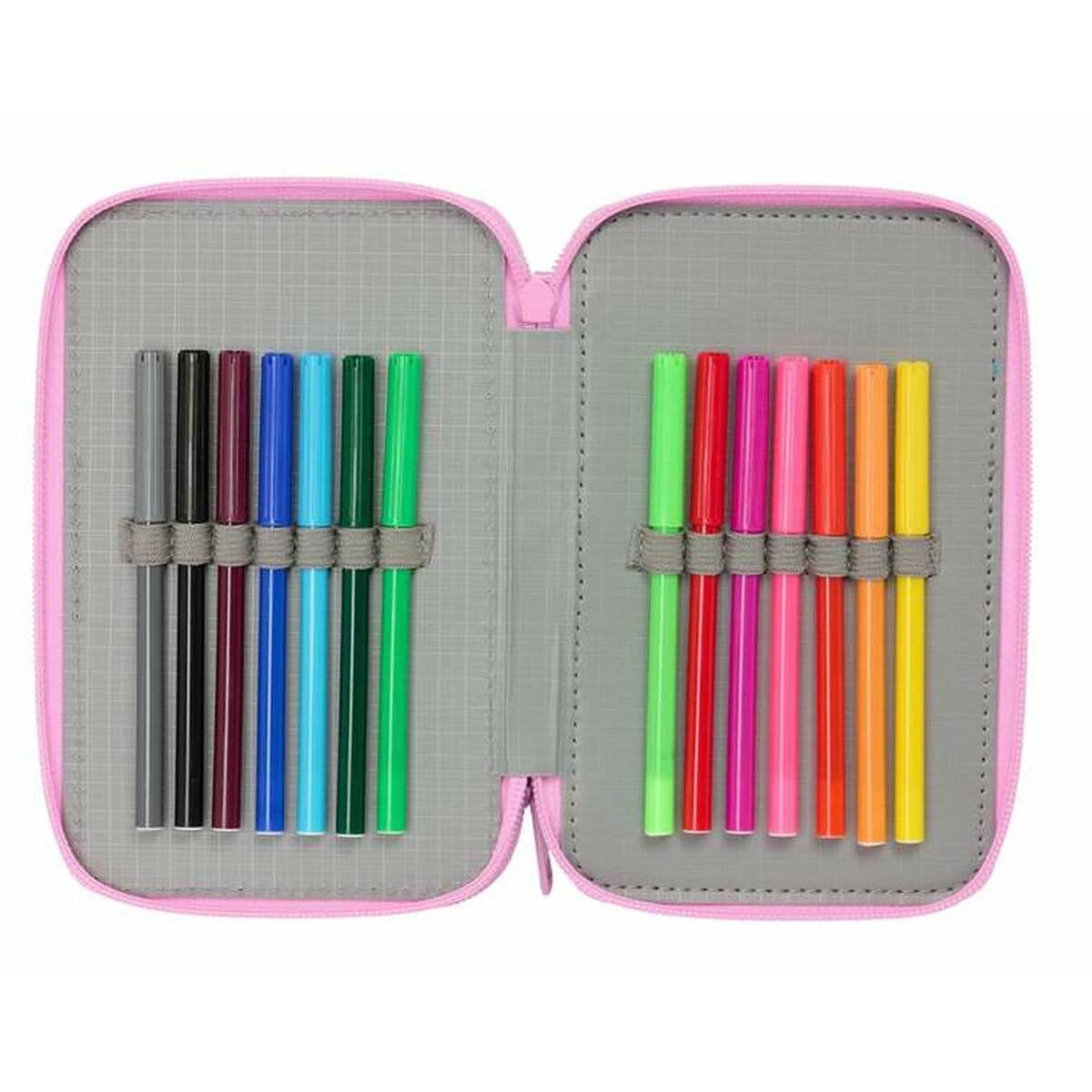 Trodijelna Pernica Gabby's Dollhouse Plava 12,5 x 19,5 x 5,5 cm 37 Dijelovi - Image 9