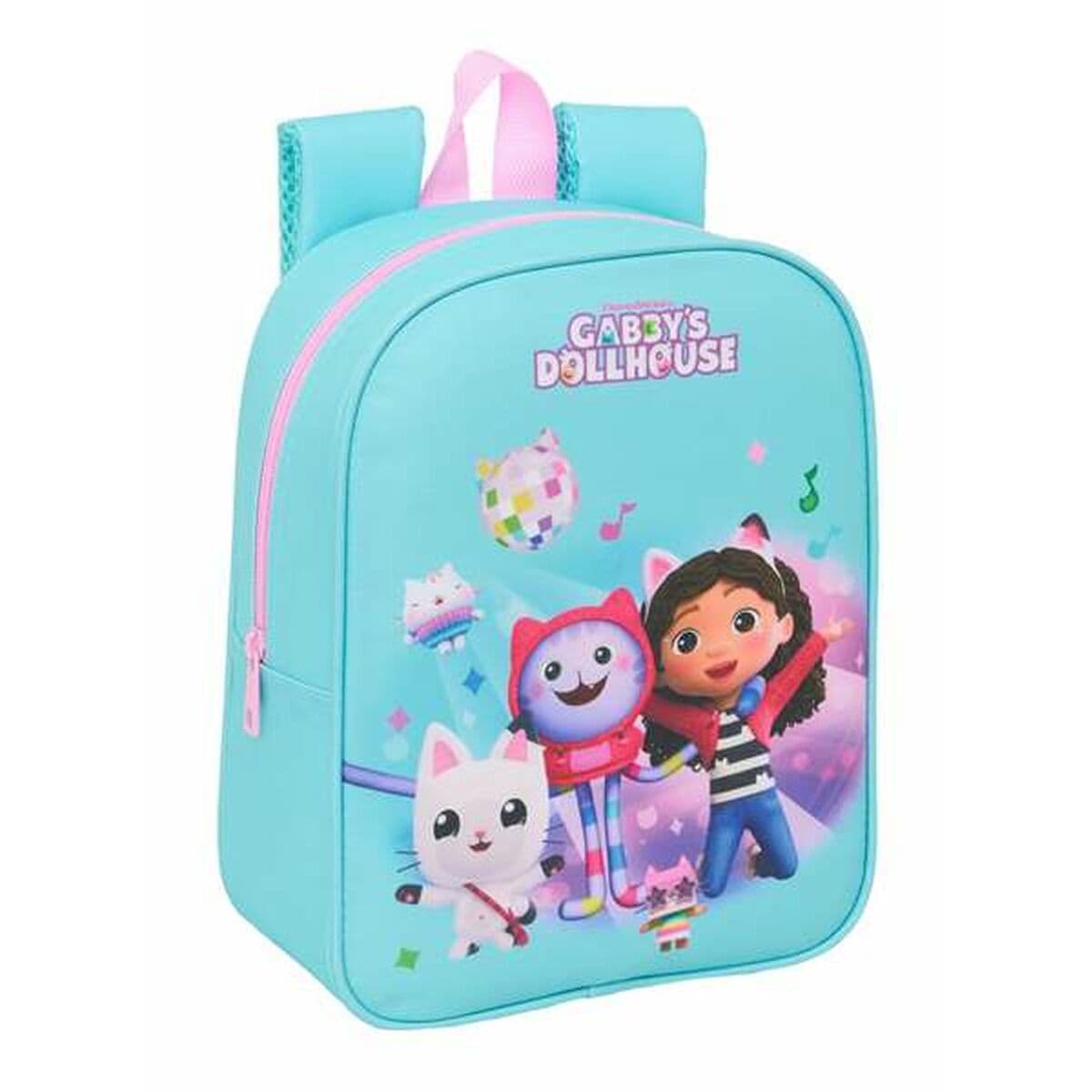 Schulrucksack Gabby's Dollhouse Blau Rosa 22 x 27 x 10 cm
