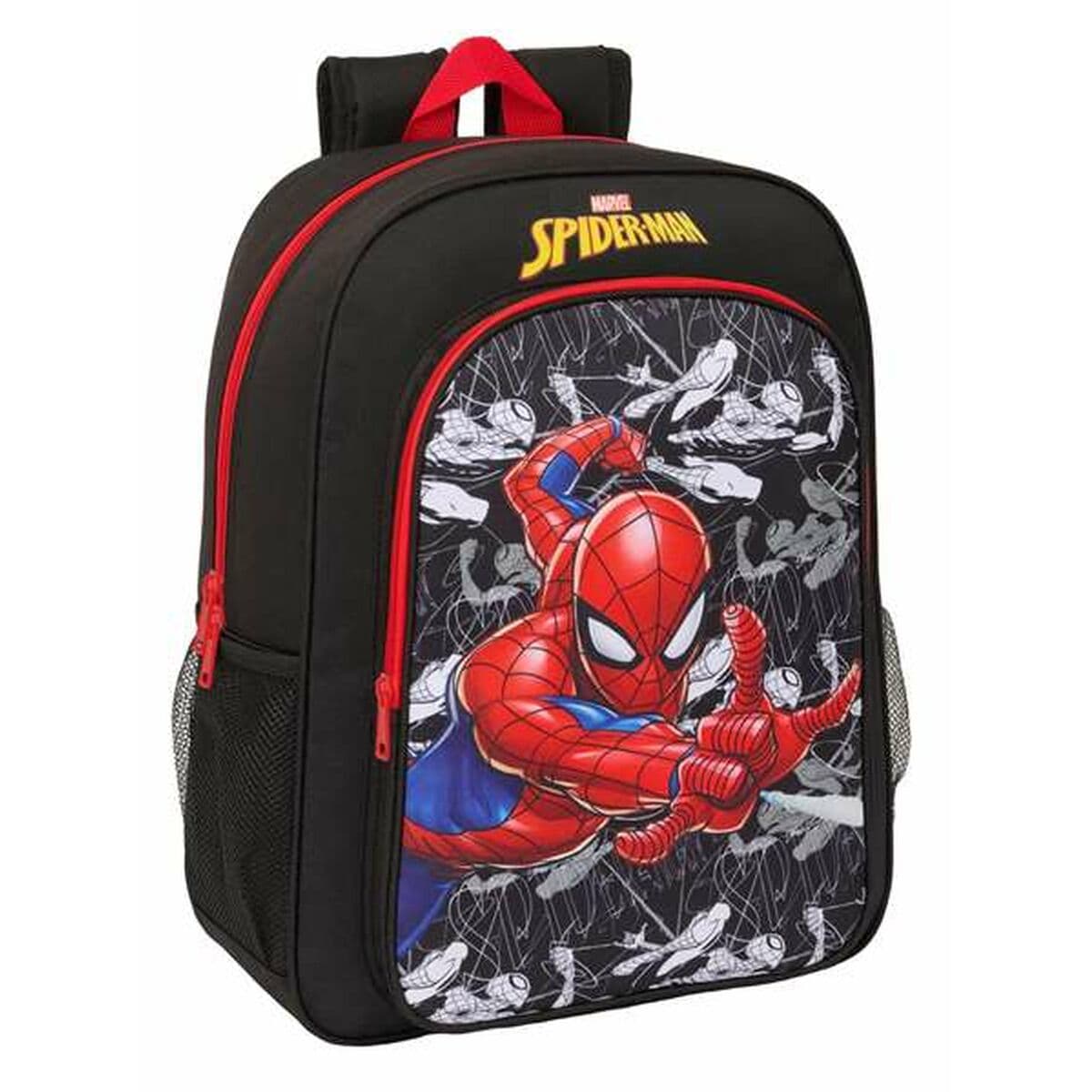 Schulrucksack Spider-Man Schwarz Rot 33 x 42 x 14 cm