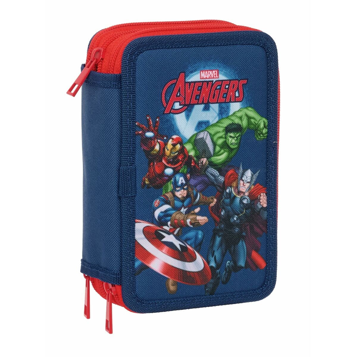 Penar Triplu The Avengers Bleumarin 12,5 x 19,5 x 5,5 cm 37 Piese - Image 2