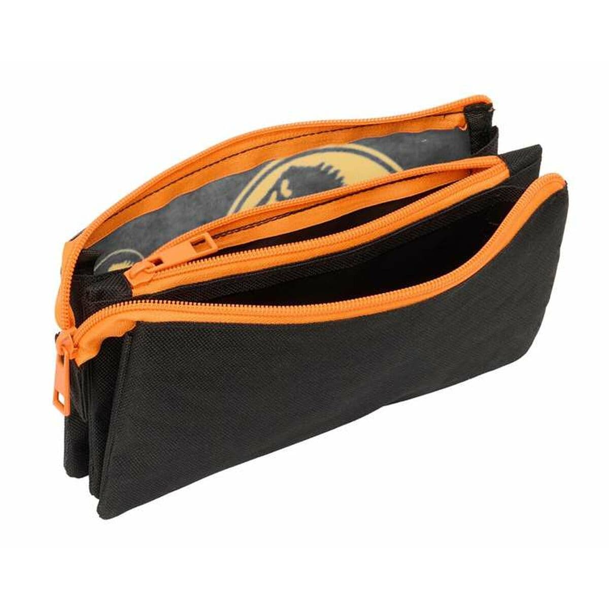 Trousse Fourre-Tout Triple Jurassic World Noir 22 x 12 x 3 cm - Image 3