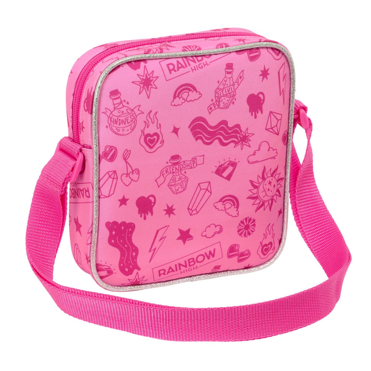 Axelväska Rainbow High Shine Multicolour 16 x 18 x 4 cm - Image 3