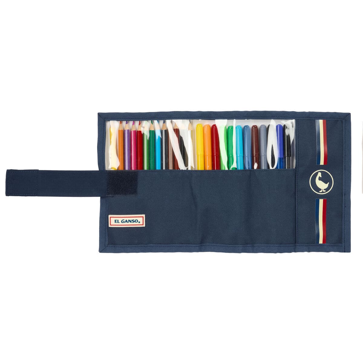 Plumier El Ganso Eclipse Azul marino 7 x 20 x 7 cm 27 Piezas - Image 2