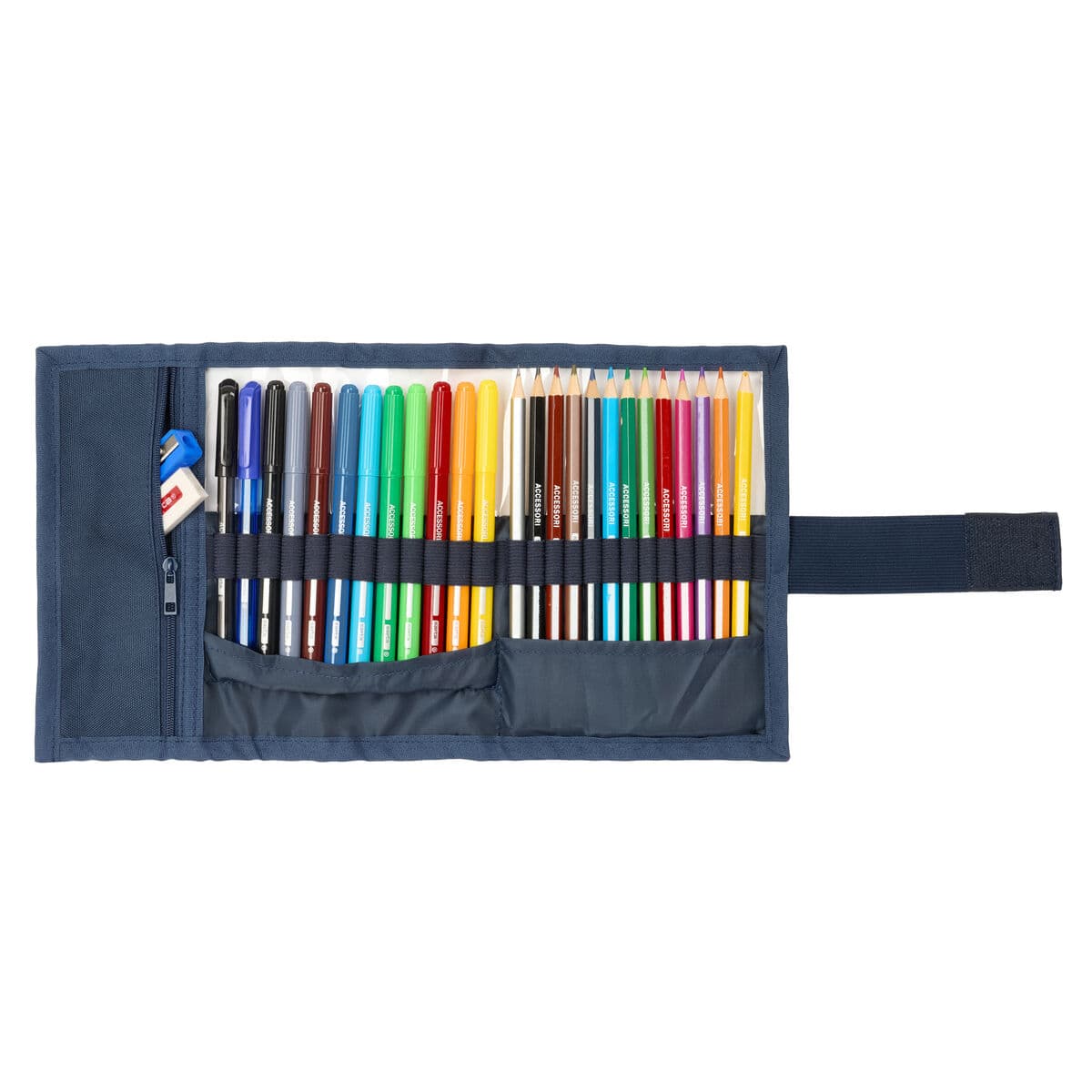 Plumier El Ganso Eclipse Azul marino 7 x 20 x 7 cm 27 Piezas - Image 3